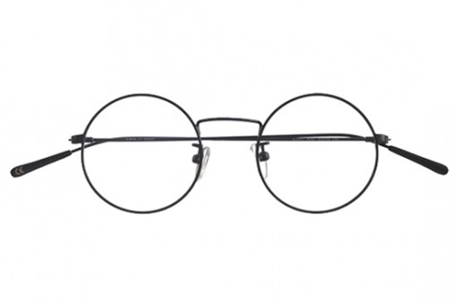 Brille runde Gläser Baio matt schwarz 