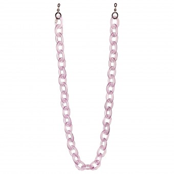 Chain Betty, pink transparent 