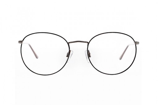 Vintage Nickelbrille schwarz 
